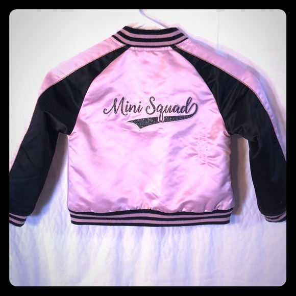 PLACE Jacket & Tshirt Set Pink black Mini squad - Picture 2 of 8